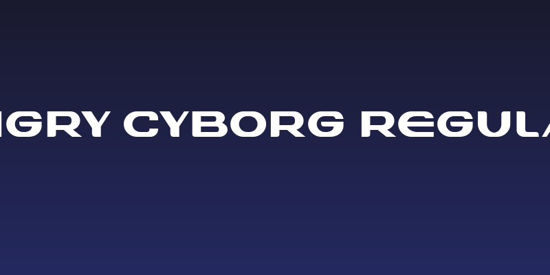 Angry Cyborg Regular Social Header