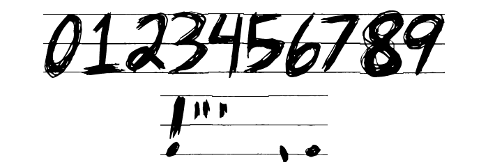 Angry Letter Font OTHER CHARS