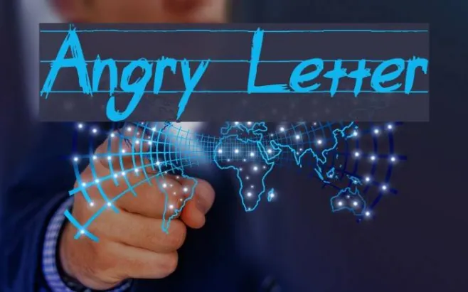 Angry Letter Example 2
