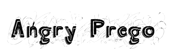 Angry Prego Font