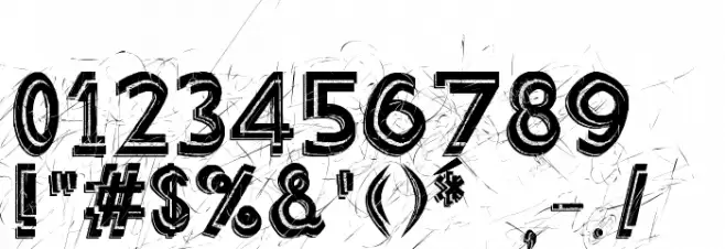 Angry Prego Font OTHER CHARS