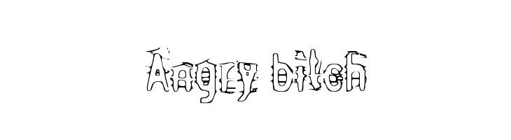 Angry bitch Font