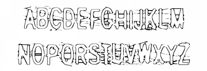 Angry bitch Schriftart Groß