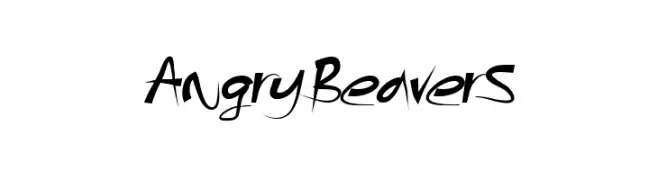 AngryBeavers  baixar fontes gratis