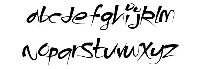 AngryBeavers Font LOWERCASE