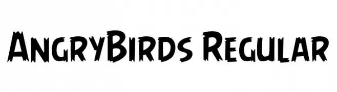 AngryBirds Regular  baixar fontes gratis