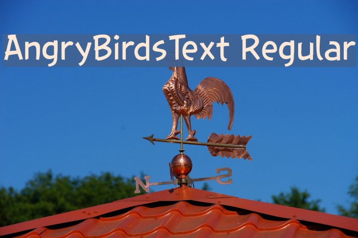 AngryBirdsText Regular Font examples