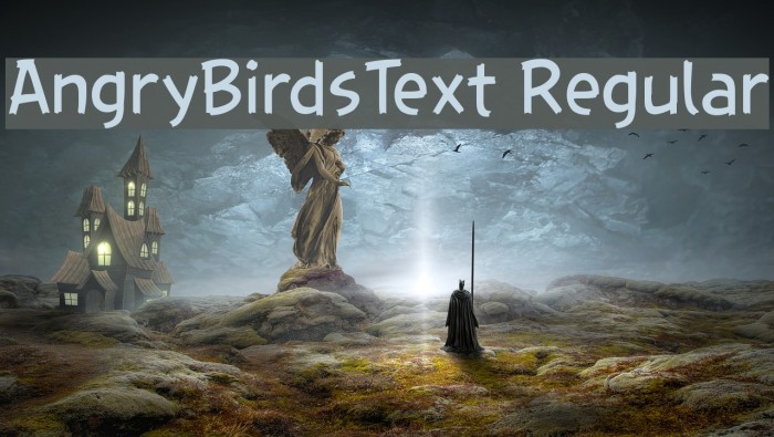 AngryBirdsText Regular Font examples