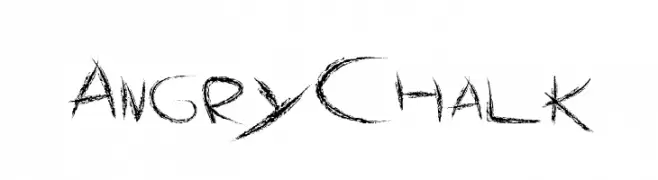 AngryChalk  フリーフォントのダウンロード