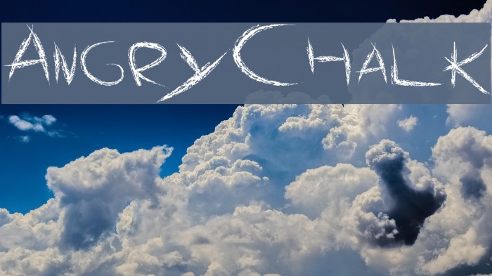 AngryChalk Font examples