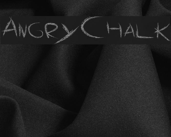 AngryChalk Font examples