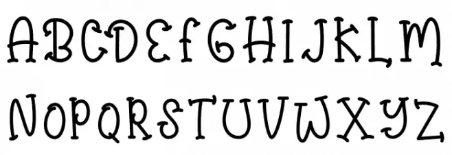 Angry&Hungry Font Litere mari