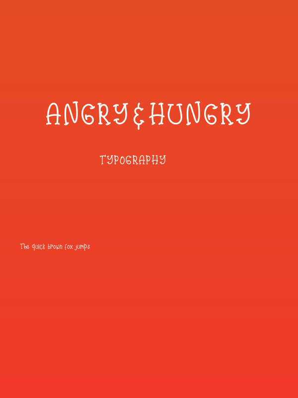 Angry&Hungry Poster