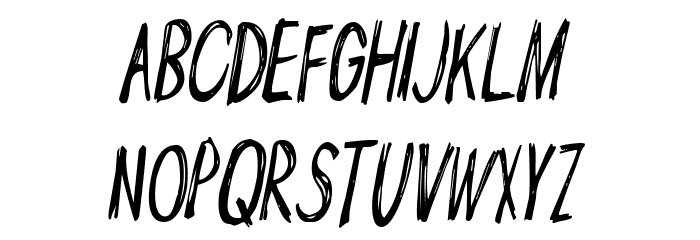 AngryMob-Regular Font LOWERCASE