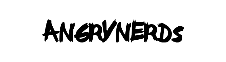 AngryNerds  フリーフォントのダウンロード