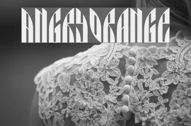 AngryOrange Font examples