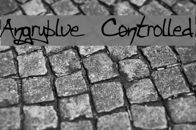 Angryblue  Controlled Caratteri examples