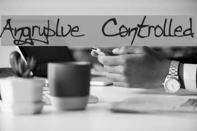 Angryblue  Controlled Caratteri examples