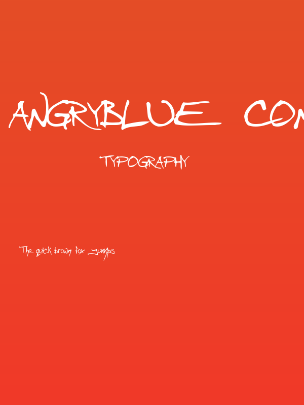 Angryblue  Controlled Poster