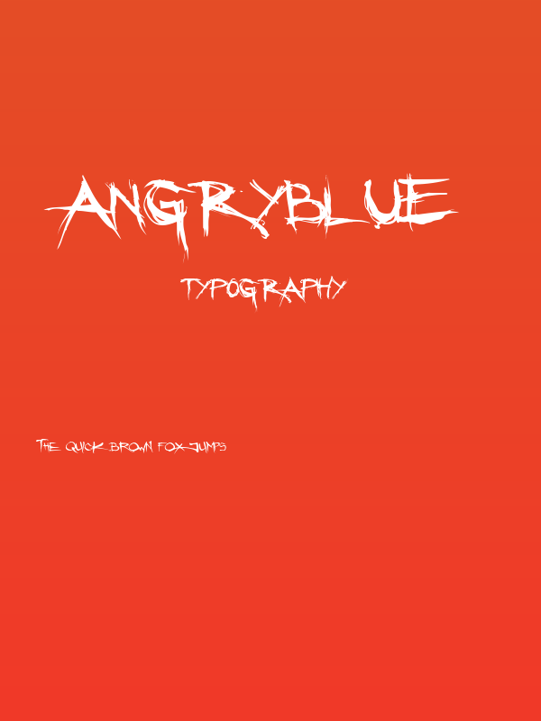 Angryblue Poster