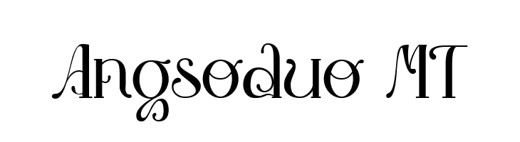 Angsoduo MT  font caratteri gratis