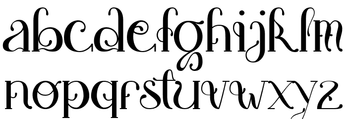Angsoduo MT Font LOWERCASE