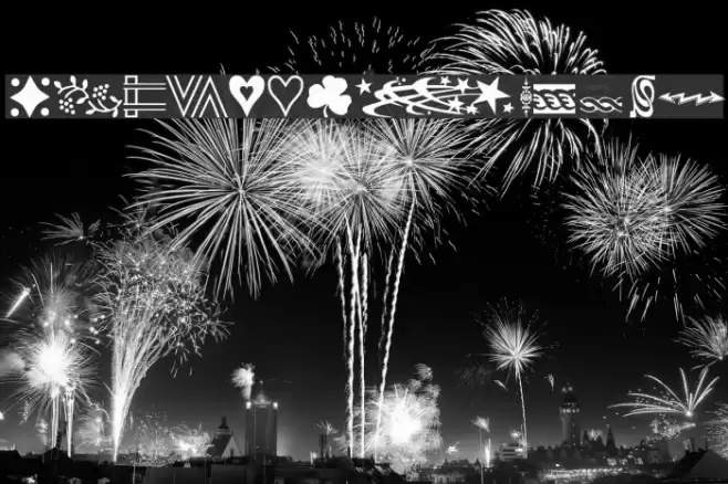 AngstDingbatsOne Font examples