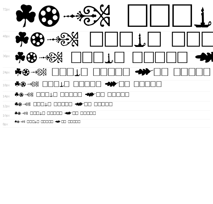 AngstDingbatsOne Waterfall