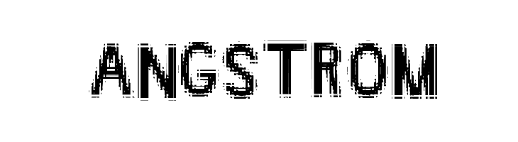 Angstrom  Frei Schriftart Herunterladen