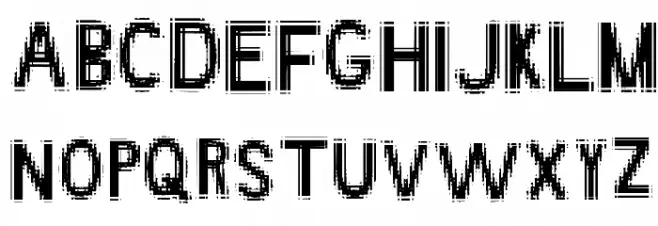Angstrom 字体 小写