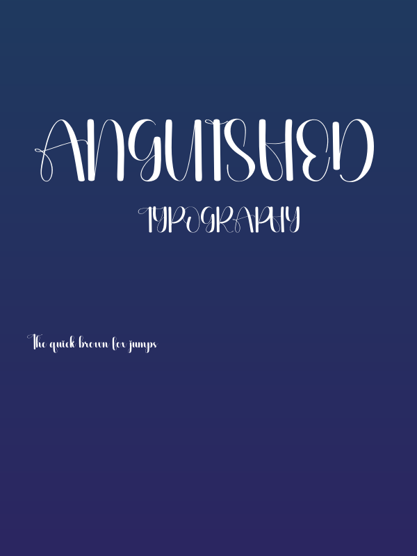 Anguished Poster