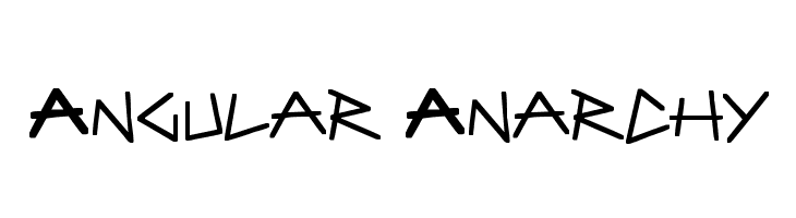 Angular Anarchy  フリーフォントのダウンロード