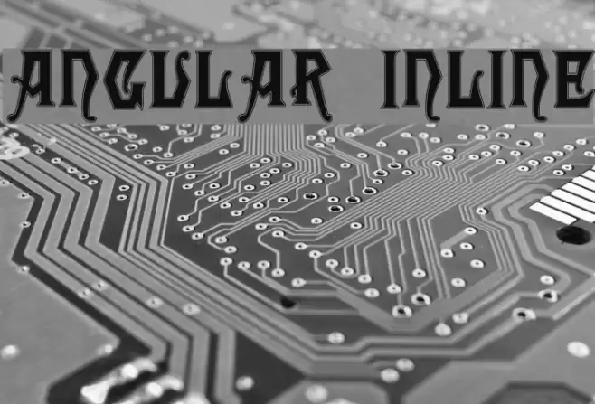 Angular Inline Font examples