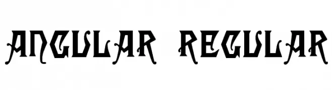 Angular Regular  Frei Schriftart Herunterladen