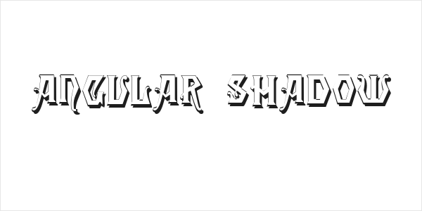 Angular Shadow Logo