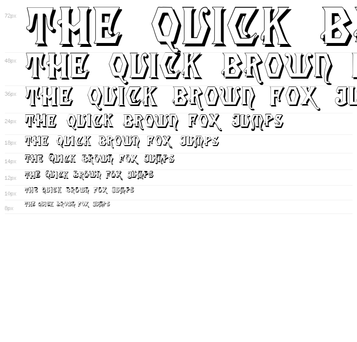 Angular Shadow Waterfall