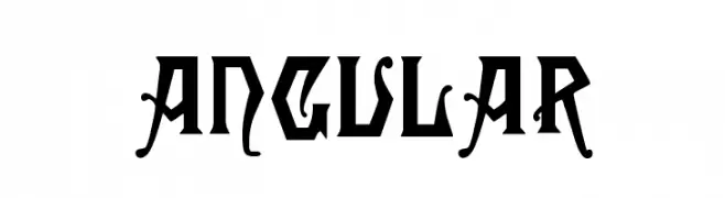 Angular  لخطوط تنزيل