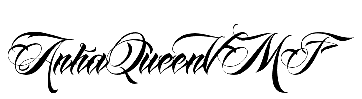 AnhaQueenVMF  font caratteri gratis