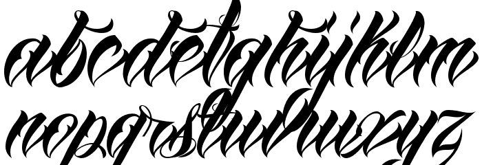 AnhaQueenVMF Font LOWERCASE