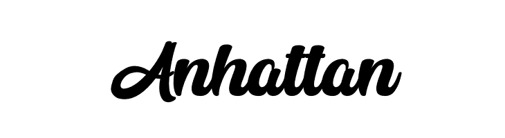 Anhattan  Frei Schriftart Herunterladen
