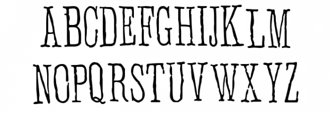 Anhedonia Schriftart Groß