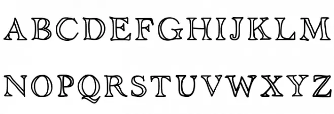 AniDitalini フォント 大文字