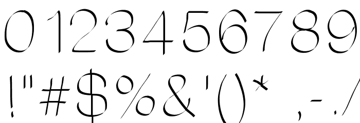 AniRandy Font OTHER CHARS
