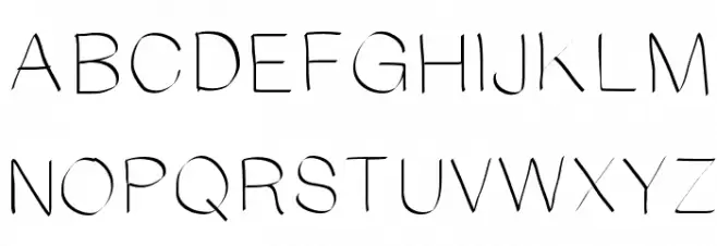AniRandy Font Litere mari