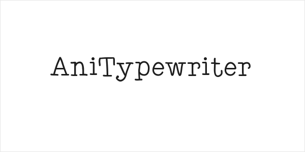 AniTypewriter Logo