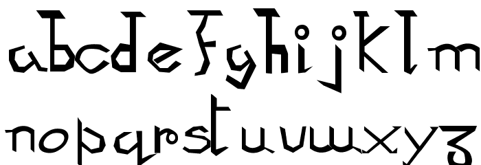 Ani Font LOWERCASE