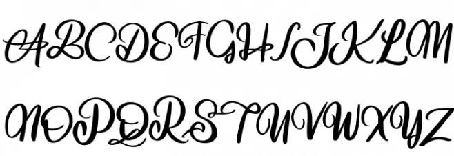 Aniabellia FREE Schriftart Groß