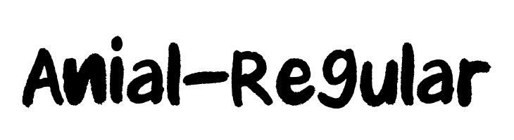 Anial-Regular Font