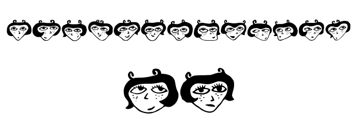 Anichka Regular Font LOWERCASE