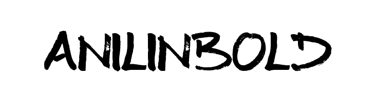 Anilin Bold  font caratteri gratis